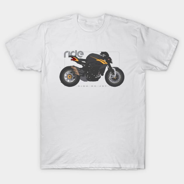 Ride dragster 800rr black T-Shirt by NighOnJoy